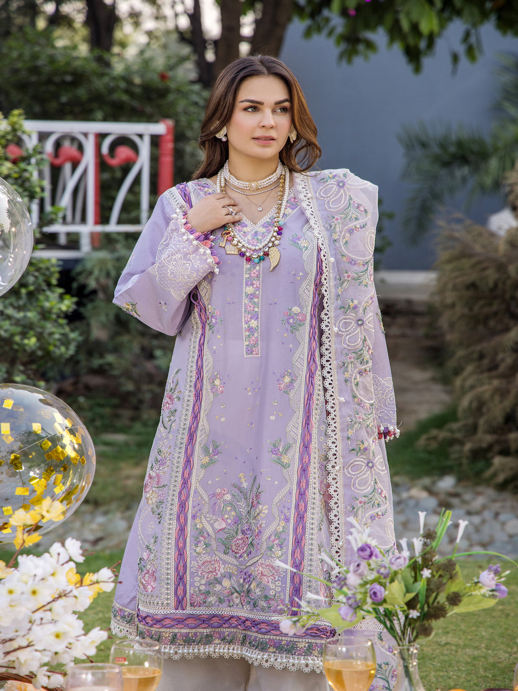 Purple Blossom Outfit