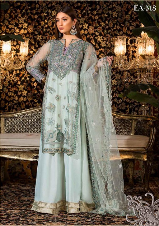 EA 518 Luxury Formal Embroidered Collection 19 | Eshaisha Official