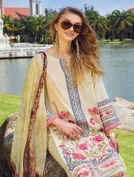 SS Luxury Embroidered Lawn 19